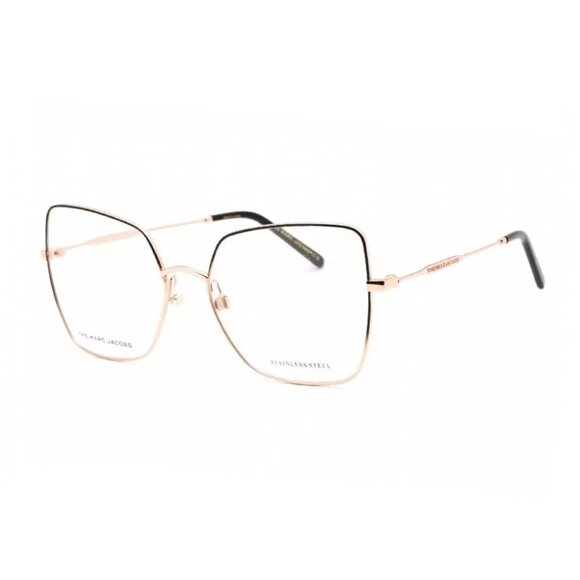 NEW MARC JACOBS MARC 591 026S 00 BK EYEGLASSES GOLD WOMEN EYEWEAR MARC JACOBS